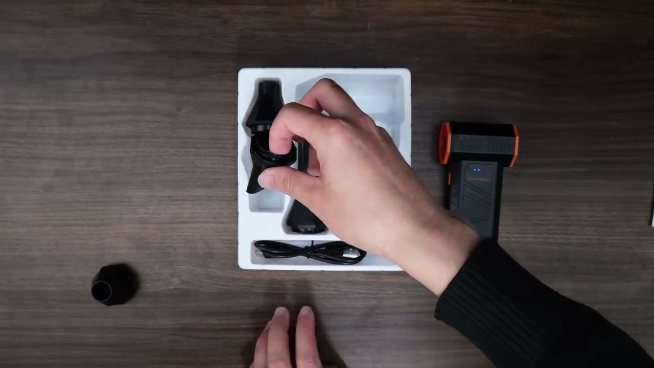 WOLFBOX MF50 Electric Air Duster FIRST LOOK INSIDE: Unboxing