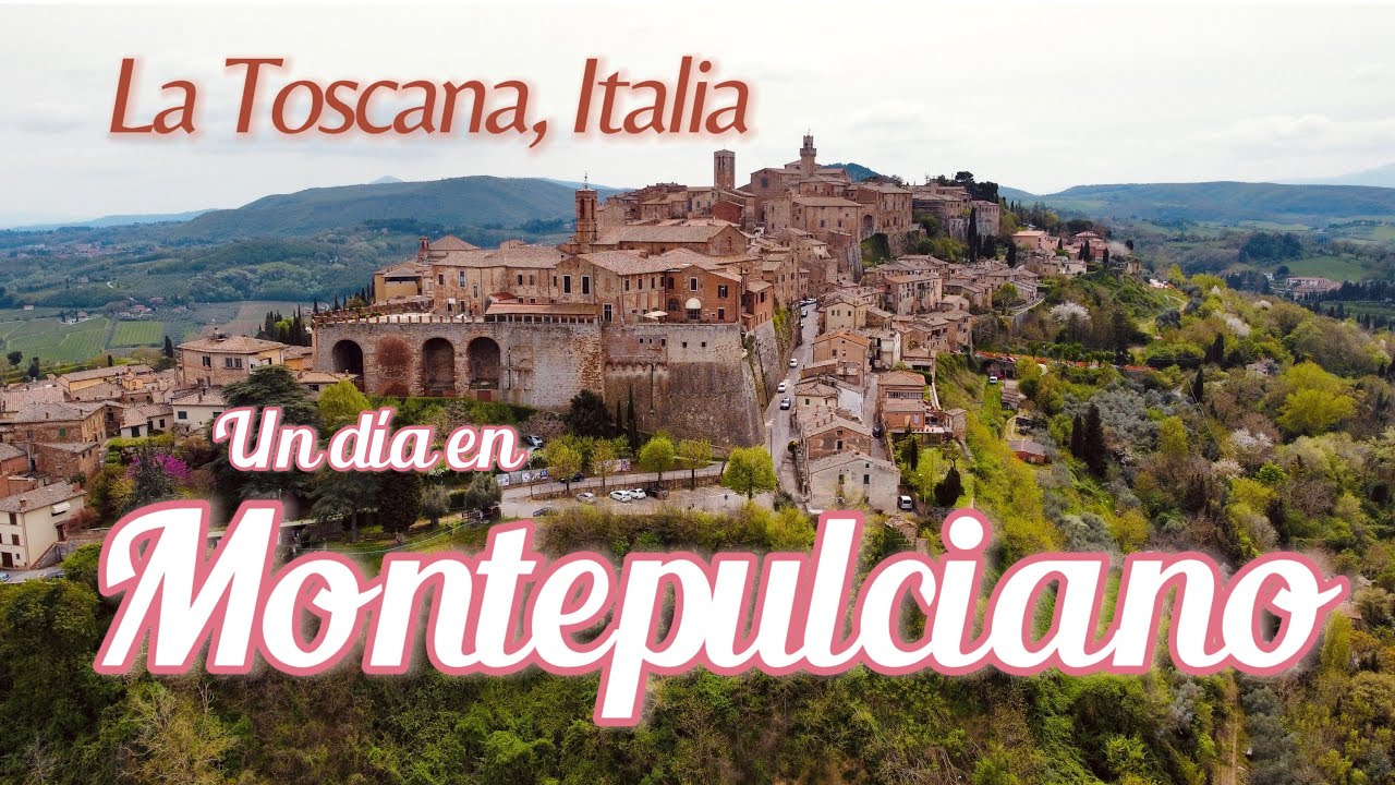 1 DIA EN MONTEPULCIANO ITALIA ¿Que hacer y como llegar al pueblo mas bello de la TOSCANA? Guía 2024