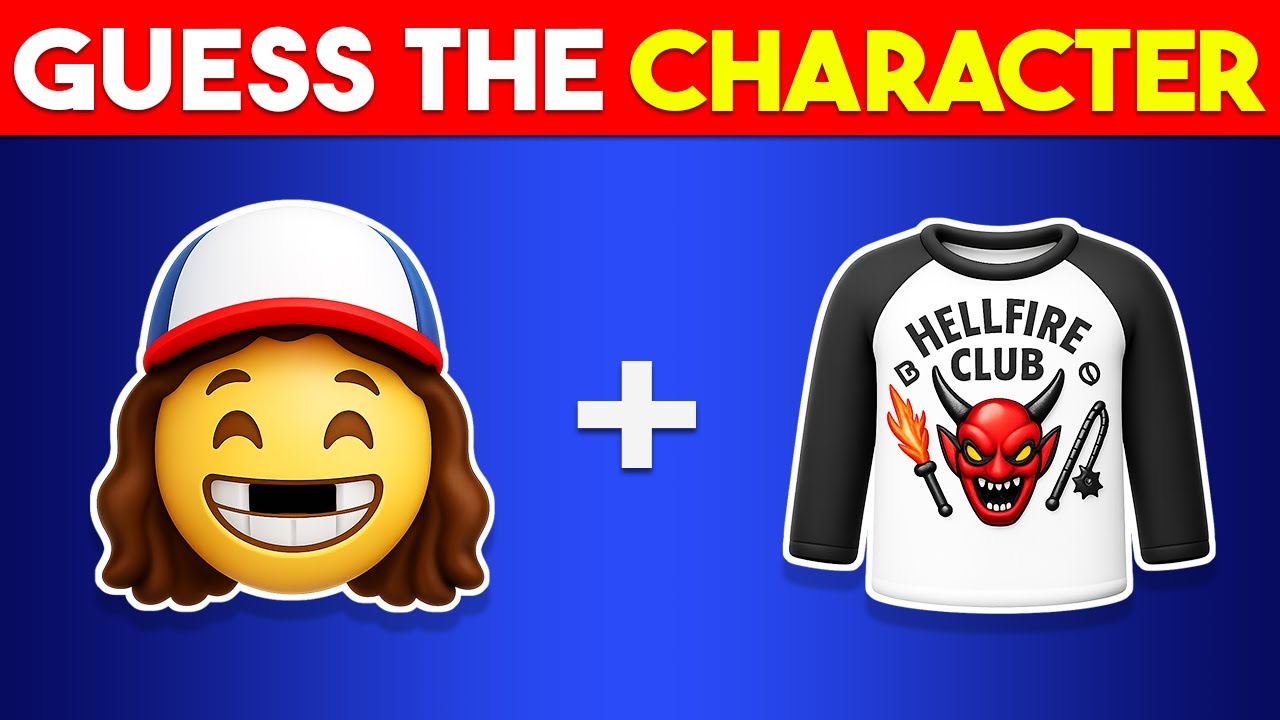 Guess Stranger Things 5 Characters by Emoji 🧇🩸📺 Eleven, Mike, Dustin, Max, Jim Hopper, Vecna