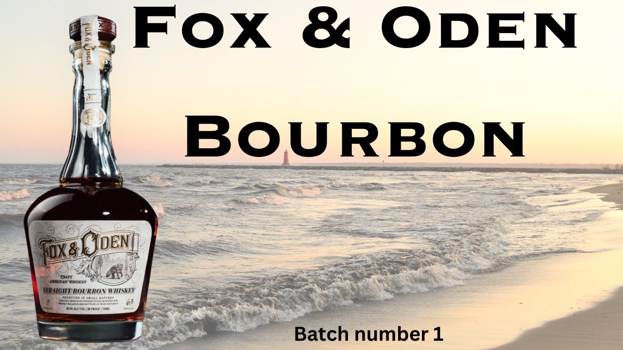 Fox and Oden Bourbon. Batch number one of a 99 proof straight bourbon whiskey. From Michigan?