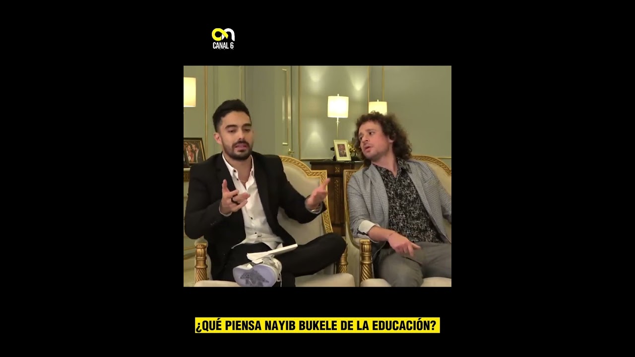 NAYIB BUKELE HABLÓ CON LUISITO COMUNICA Y CON BERTH SOBRE LA EDUCACIÓN.