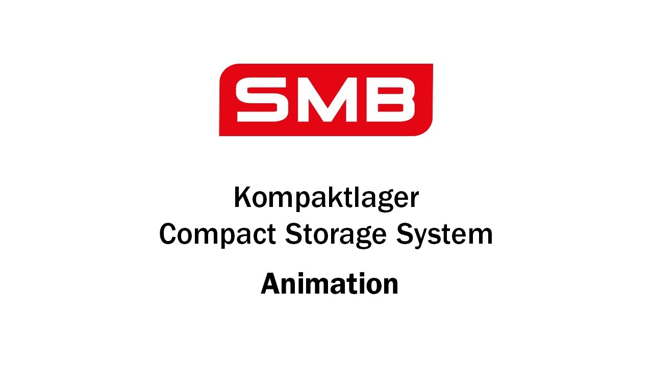 SMB Kompaktlager / Compact Storage System - Animation