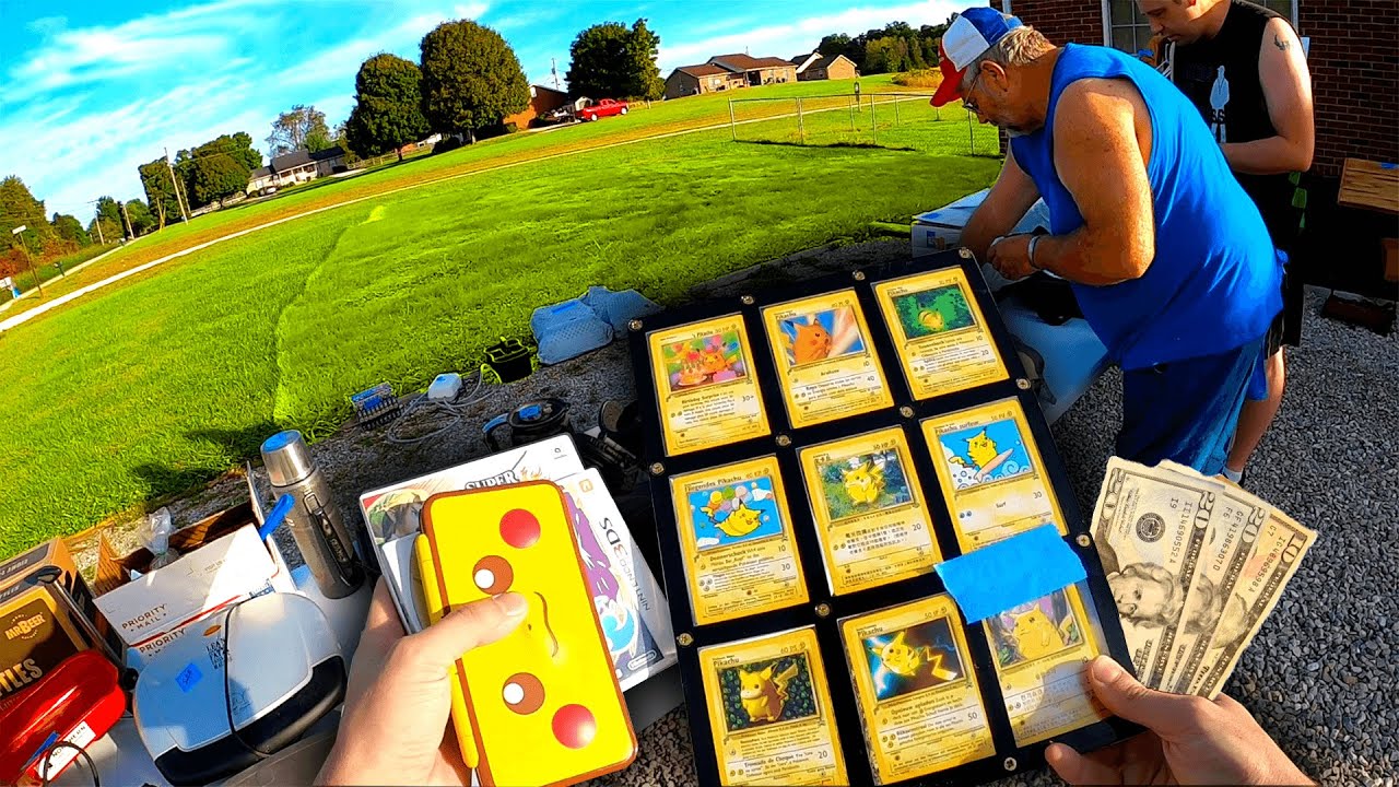 A Pikachu Miracle at a Yard Sale