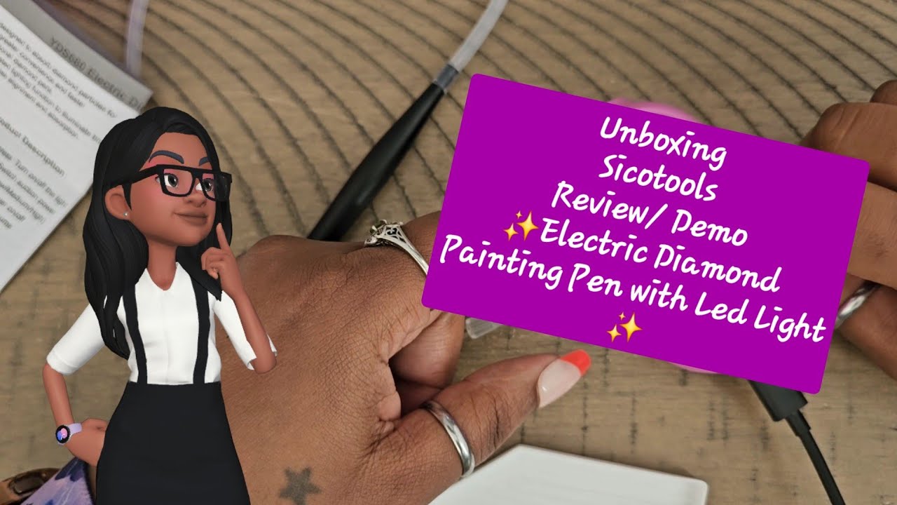 Unboxing Sicotool Review/Demo ✨️ Electric Diamond Painting Pen ✨️