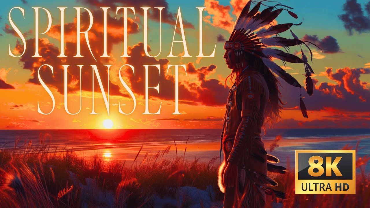 Spiritual Sunset - Native American Flute Music for Meditation, Heal Your Mind, Deep Sleep