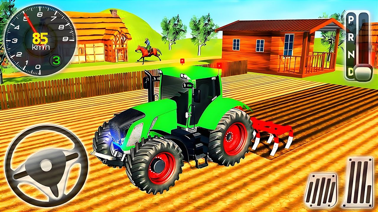 Modern Tractor Farming 🚜🌾| Tractor Field Work Video