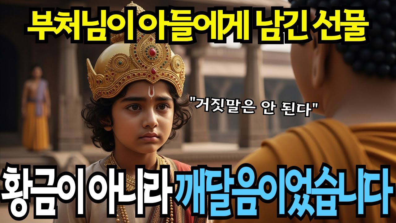 부처님이 아들에게 남긴 진짜 유산.  '속박'을 '자유'로 바꾼 붓다의 비밀 교육