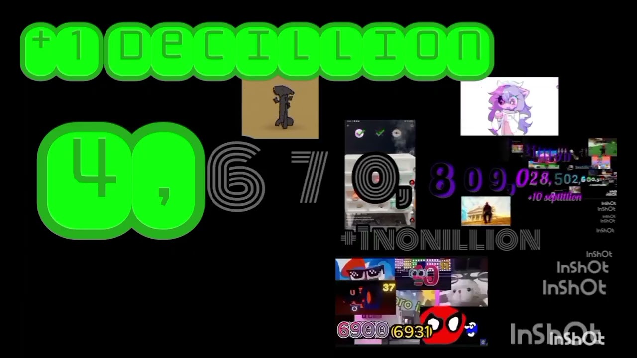 0 to 1 undecillion
