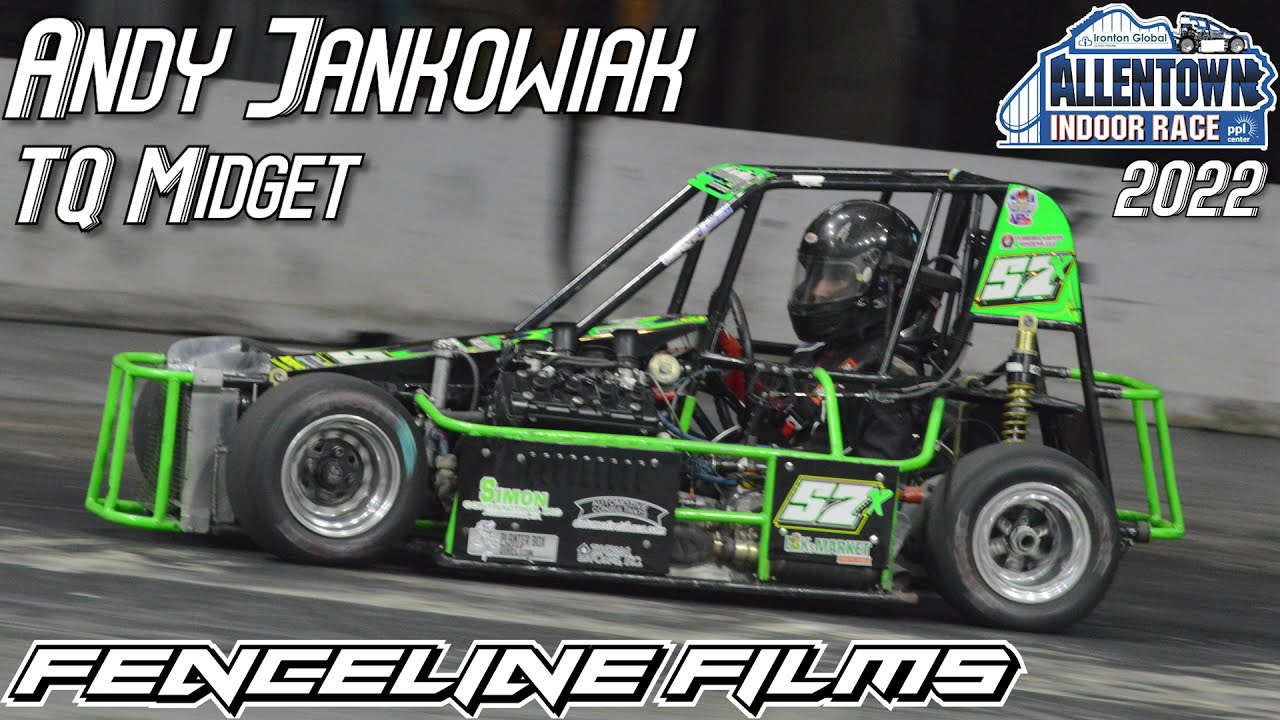 Andy Jankowiak Indoor Auto Racing TQ Midget Allentown Indoor Race 2022
