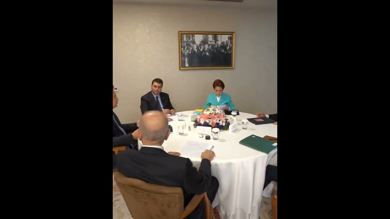 6'lı masanın son toplantısından ilk görüntüler!