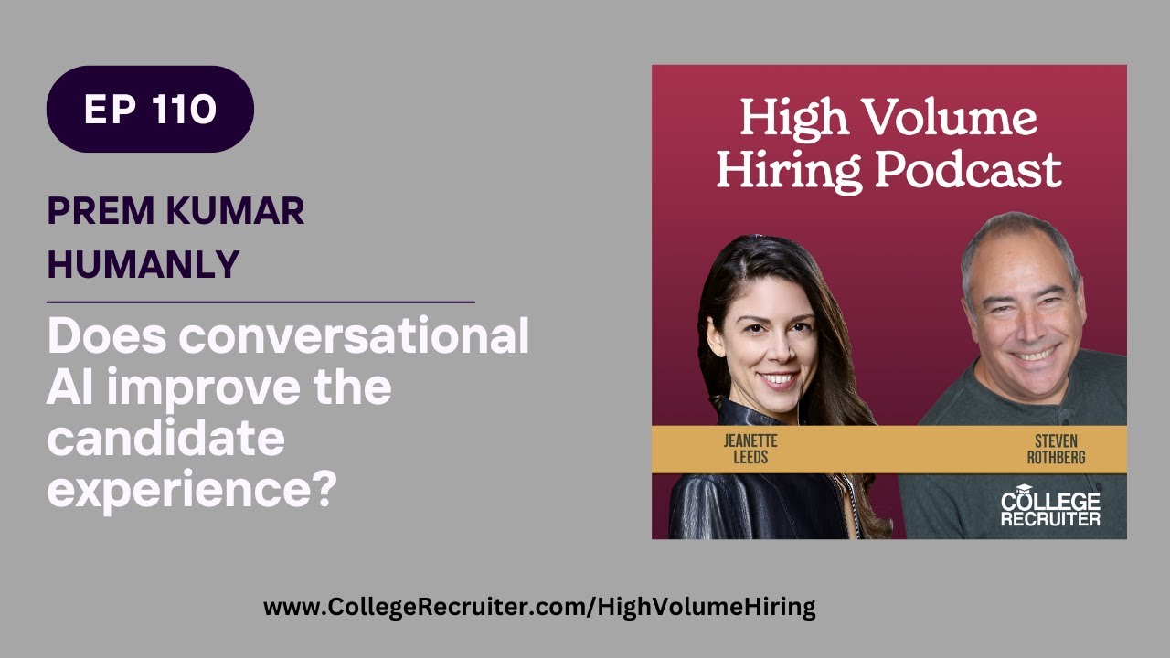 Does conversational AI improve the candidate experience? | ep110