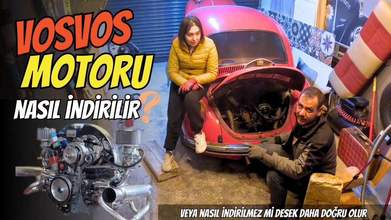 Youtube Videosu İzleyip Motor İndirdik / Vosvos Motoru Nasıl İner? / Garaj Günlükleri
