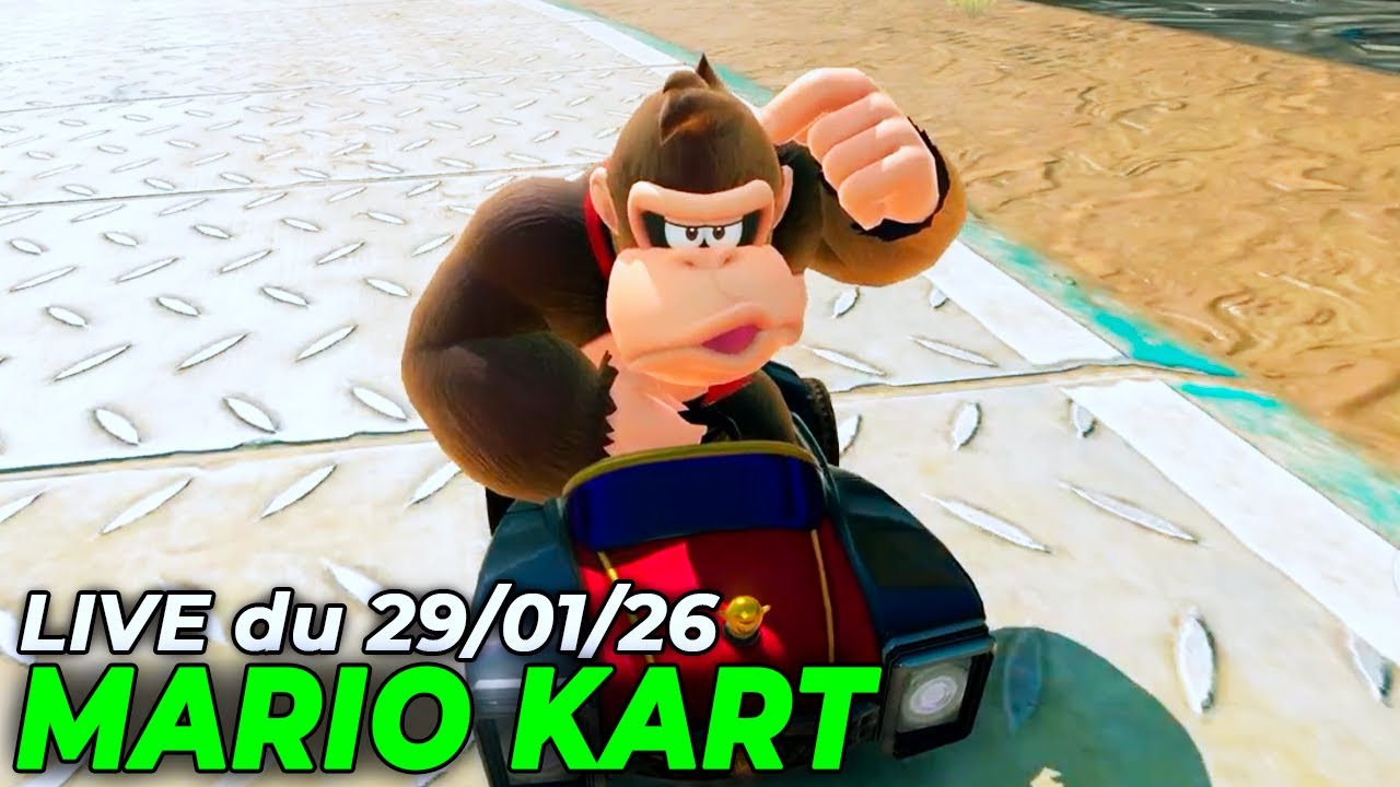 VOD ▶ Gagner sur Mario Kart World SANS ITEMS - Live du 29/01/2026