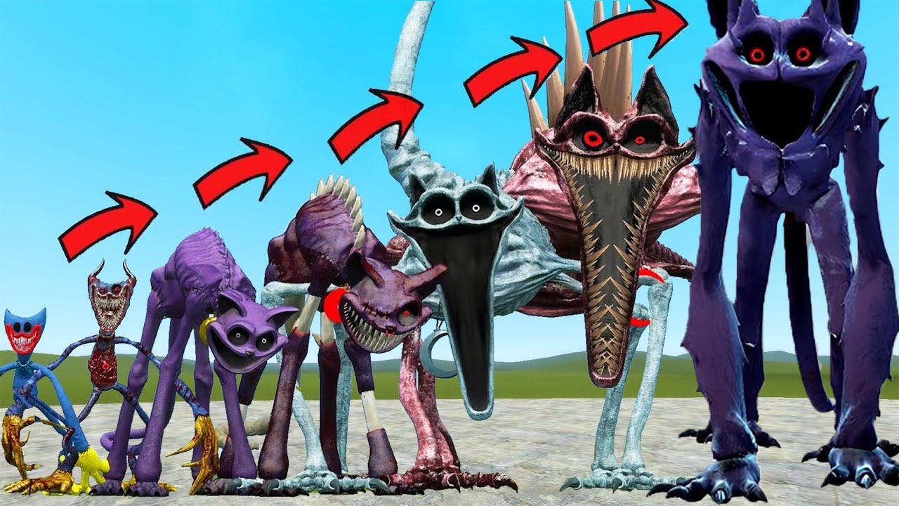 Poppy Playtime Chapter 3: All Size Comparison Poppy playtime chapter 3 Family?! Garry's Mod