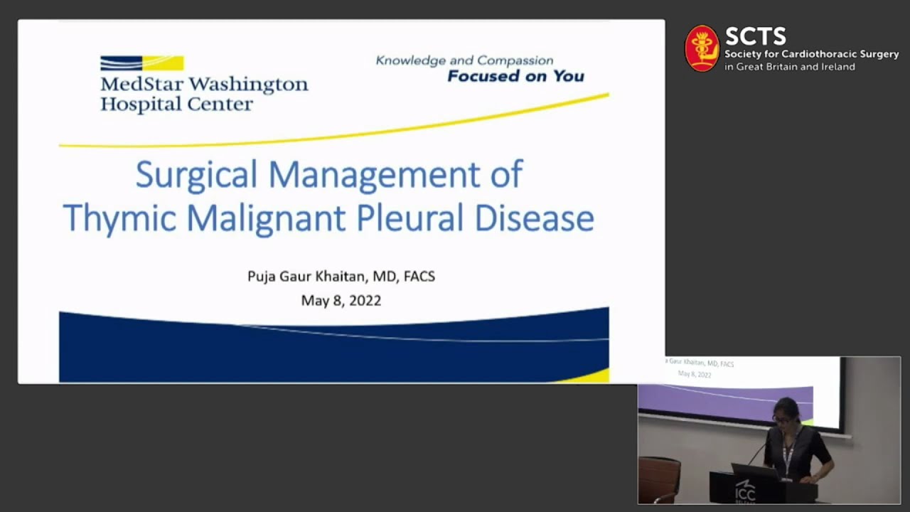 Thymic Tumors&mdash;SCTS 2022