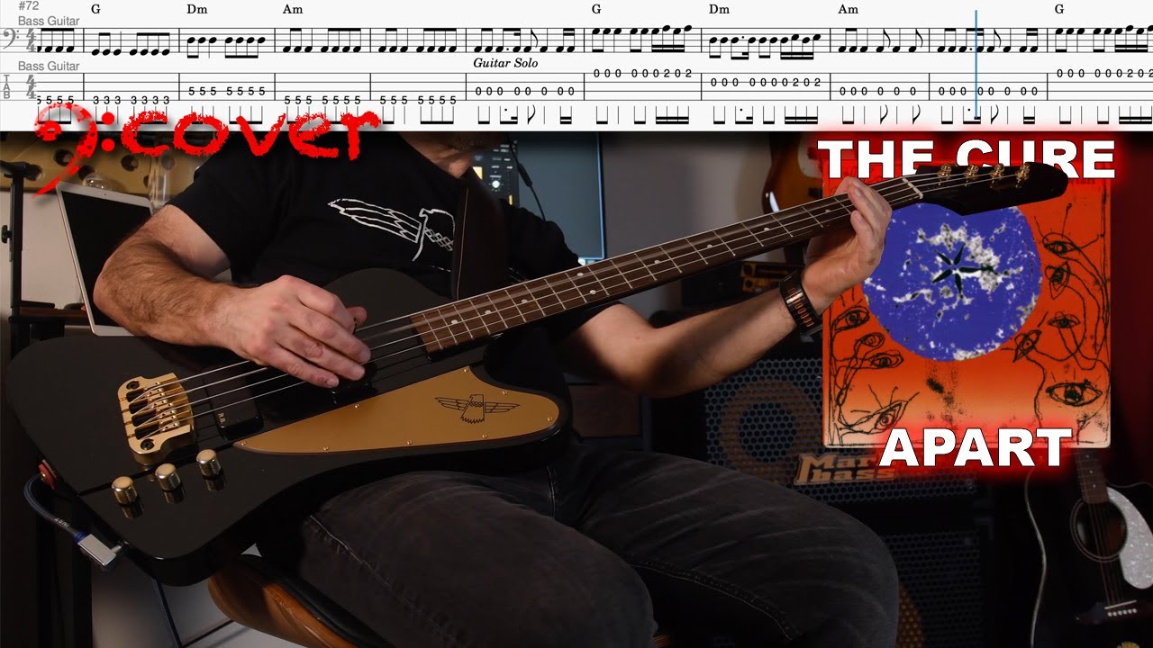 🎸 The Cure – Apart (Bass Cover with Tabs | 4K)