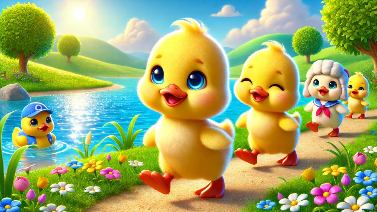 Một Con Vịt Xòe Ra Hai Cái Cánh - Nhạc Thiếu Nhi Vui Nhộn Sôi Động Cho Bé Ăn Ngoan - Chú Vịt Con 4k