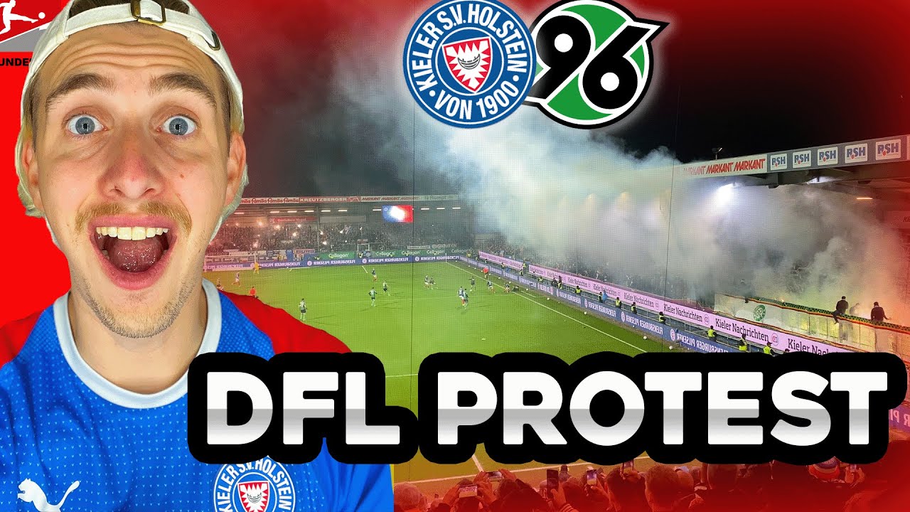 2 TORE in 1Min für HERBSTMEISTERSCHAFT!😍 Holstein Kiel - Hannover 96 STADIONVLOG | PROTEST & PYRO🧨