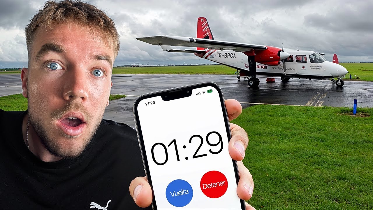 Cog&iacute; el Vuelo M&aacute;s CORTO Del Mundo
