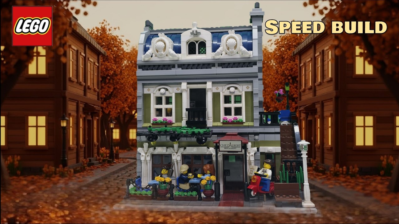 LEGO 10243 Parisian Restaurant Speed Build