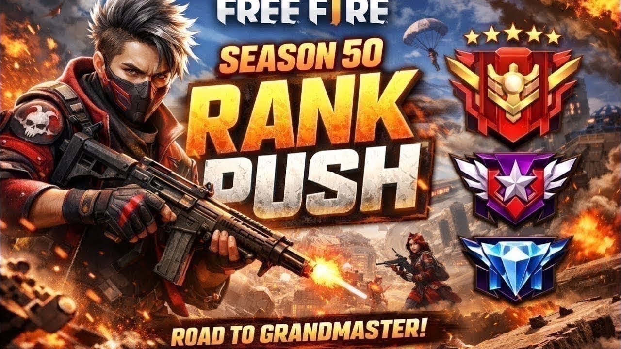 New season rank push grandmaster🔥 br ranked👆