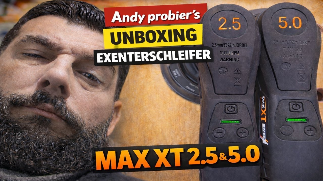 MAXXT 2.5 & 5.0 Exzenterschleifer UNBOXING 🔥 | Hält der Budget-Schleifer, was er verspricht?