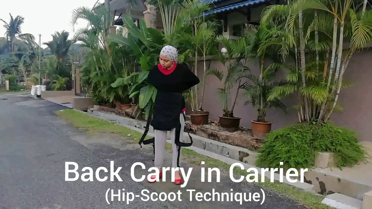 Easy Back Carry using the Hip-Scoot Technique
