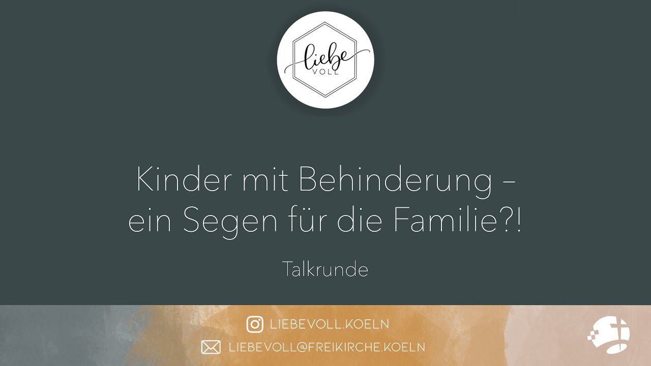 Kinder mit Behinderung – ein Segen für die Familie?!