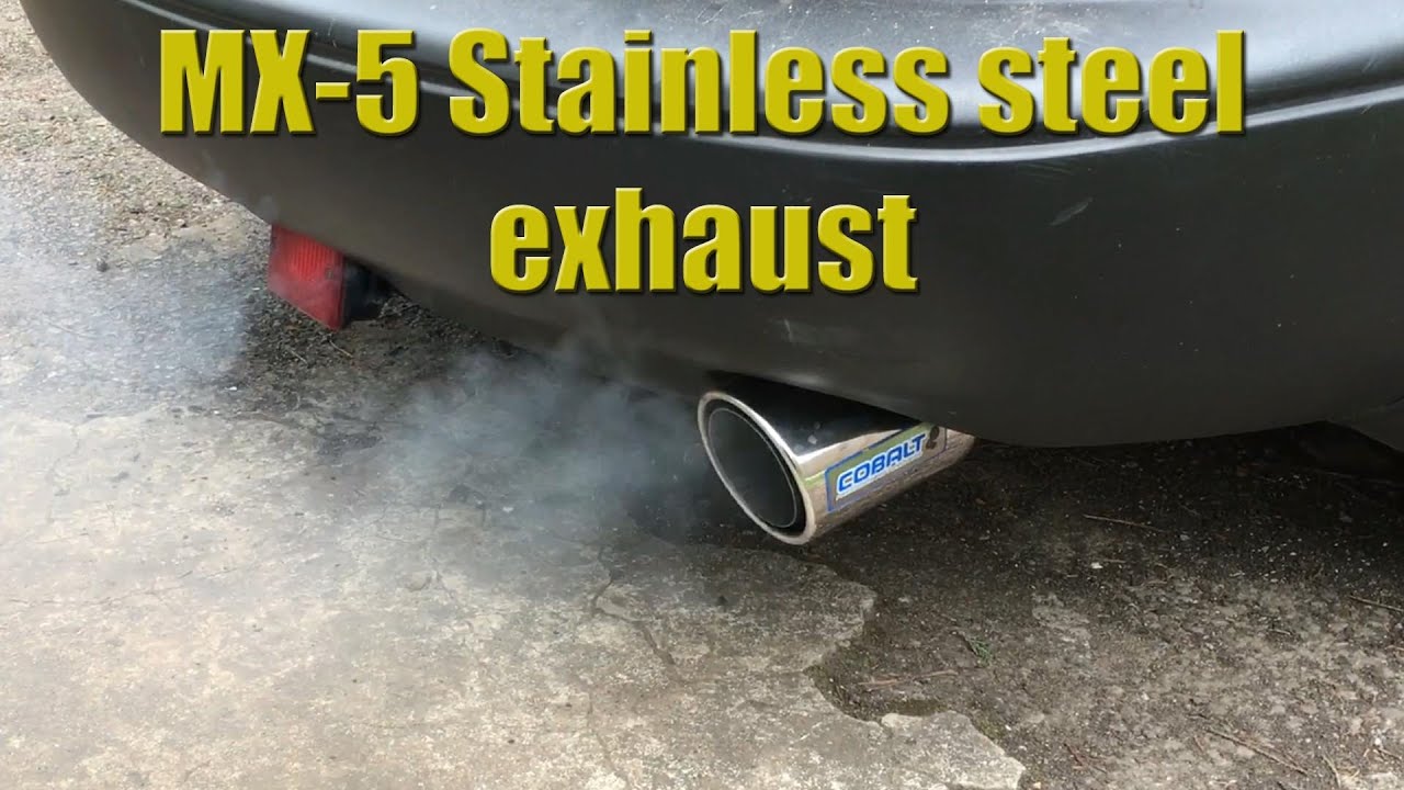 MX-5 Stainless steel exhaust