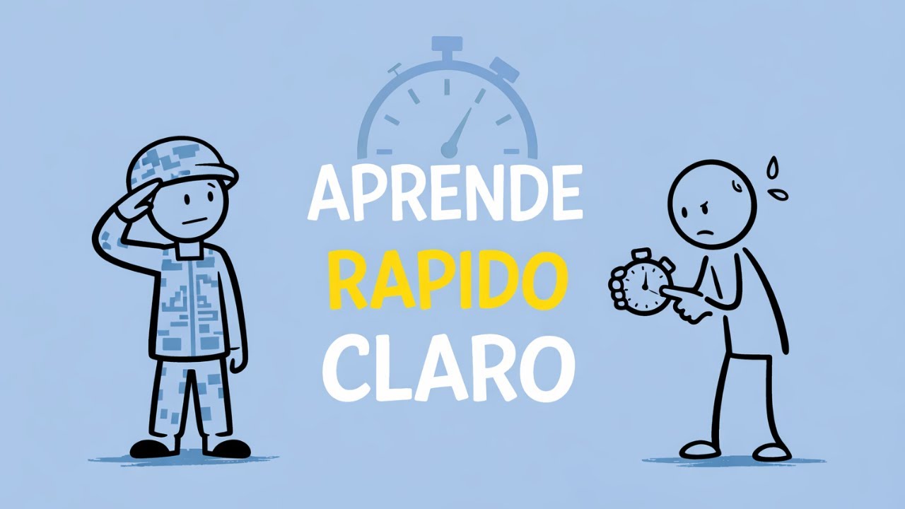 El protocolo militar de 120 segundos te hace aprender 10 veces más rápido (Parece ilegal)