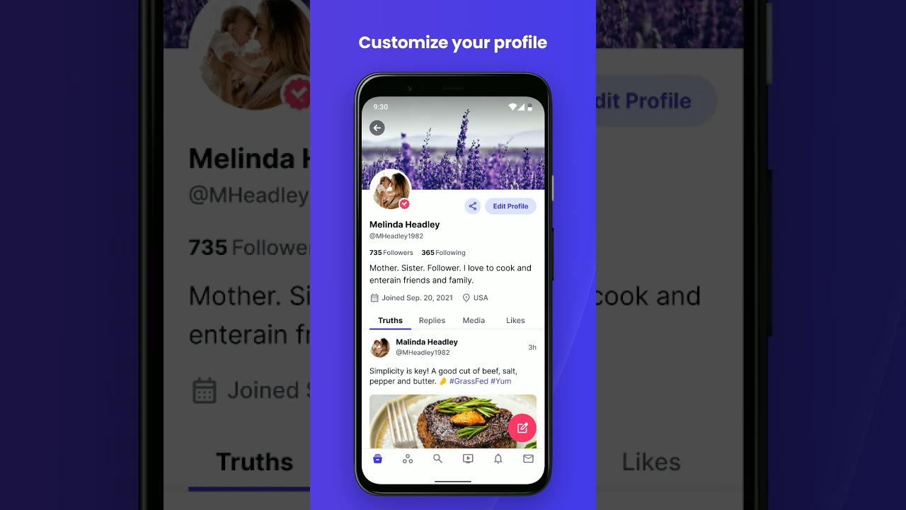 Create your Truth Social account today at truthsocial.com
