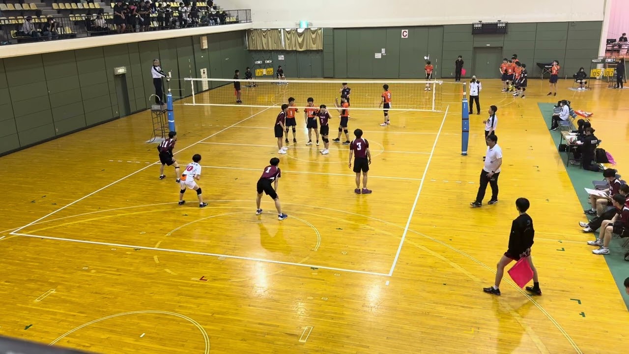 5月16日　高体連　潮陵戦3セット目