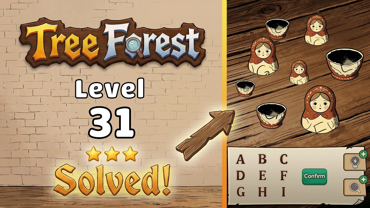 Tree Forest: Detective Words - Level 31 Walkthrough 🧩 | Full Solution & Gameplay! 🌲✨