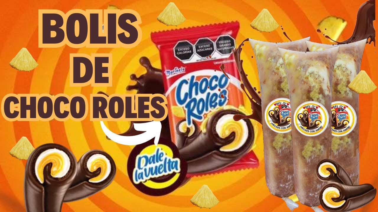 BOLIS GOURMET de CHOCO ROLES  MARINELA receta para tu NEGOCIO