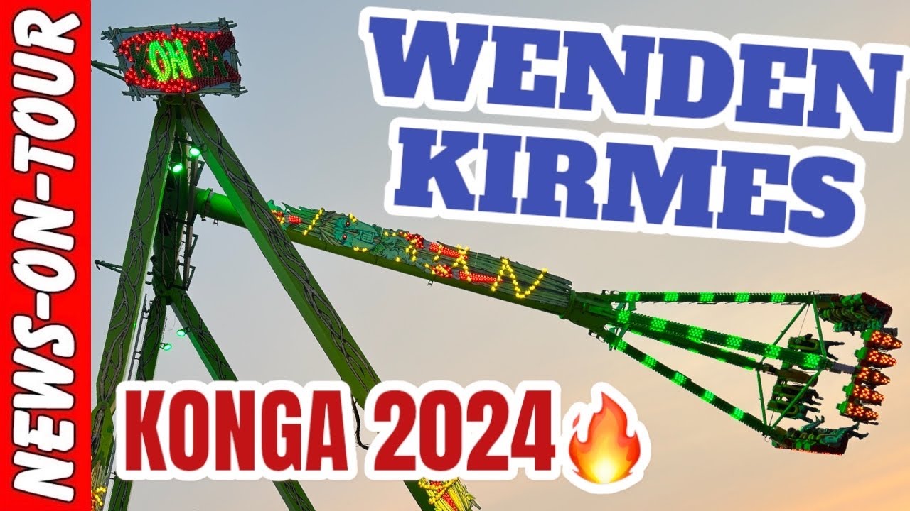Wenden Kirmes 2024 Highlights: KONGA Schaukel 🌍🎢 +  Mr. Gravity @Wendsche Kärmetze So.18.08.2024