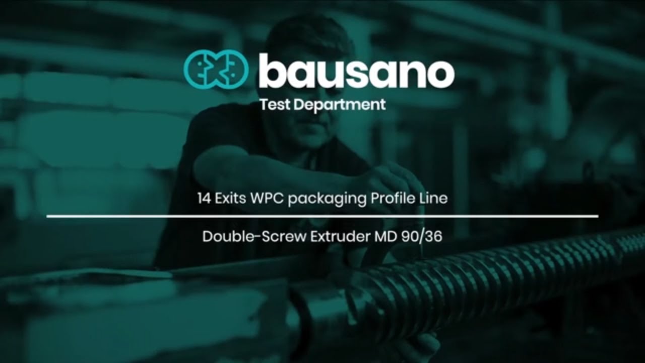 Exit WPC Packaging Extrusion Line for Profiles | Bausano