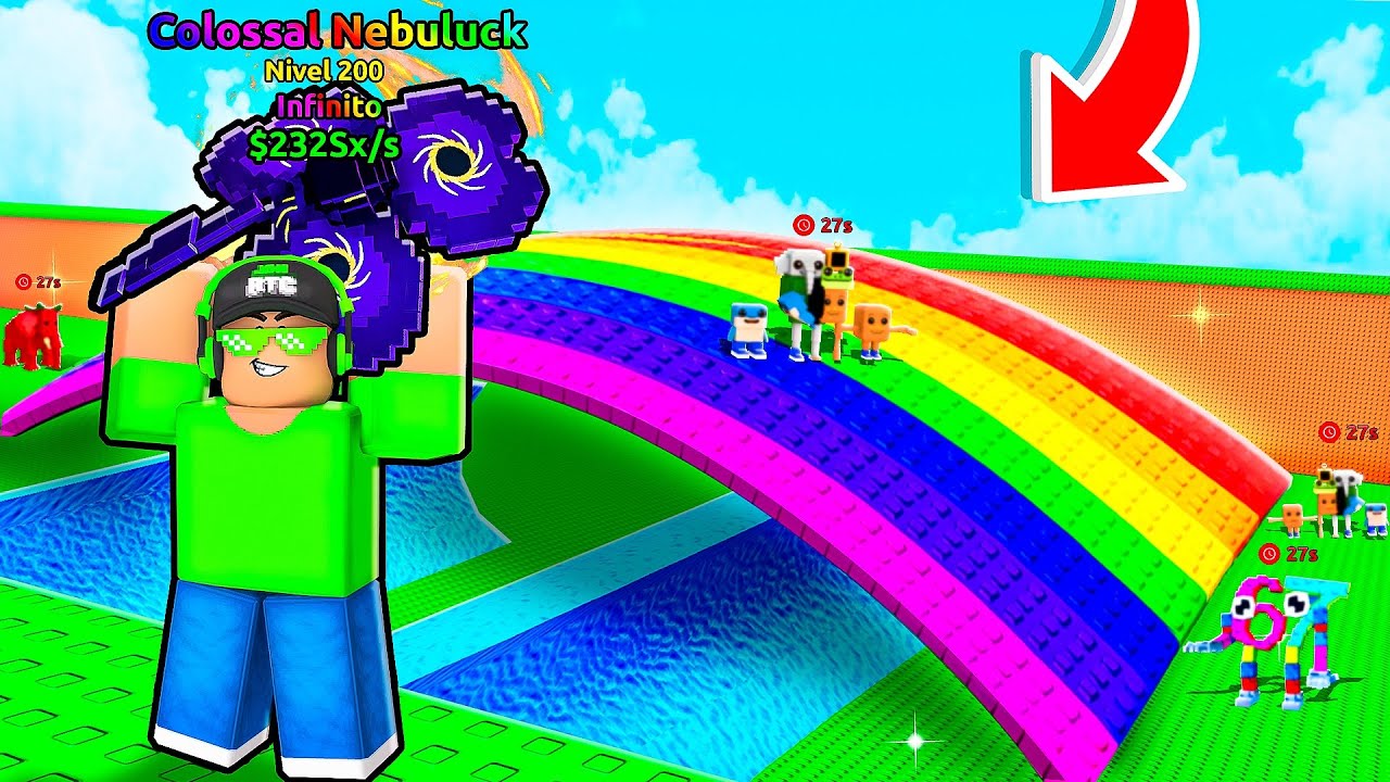¡CONSEGUÍ el BRAINROT INFINITY de ARCOIRIS más OP! 🍀🌈 Tsunami Brainrots