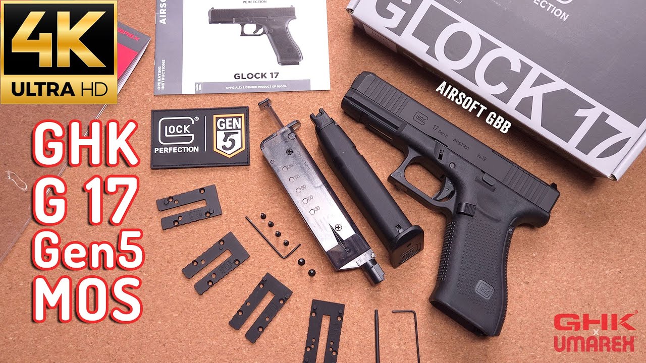 UMAREX GHK Glock 17 Gen5 MOS Airsoft GBB 首发版大全套开箱简评 4K 60FPS Unboxing Review [SUB]