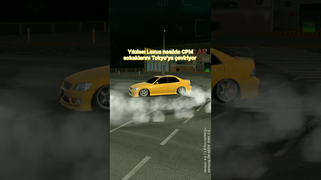 Tokyo'ya döndü Lexus ıs300 CPM Tokyo drift edit 