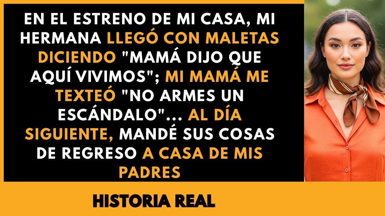En el estreno de mi casa, mi hermana llegó con maletas: 