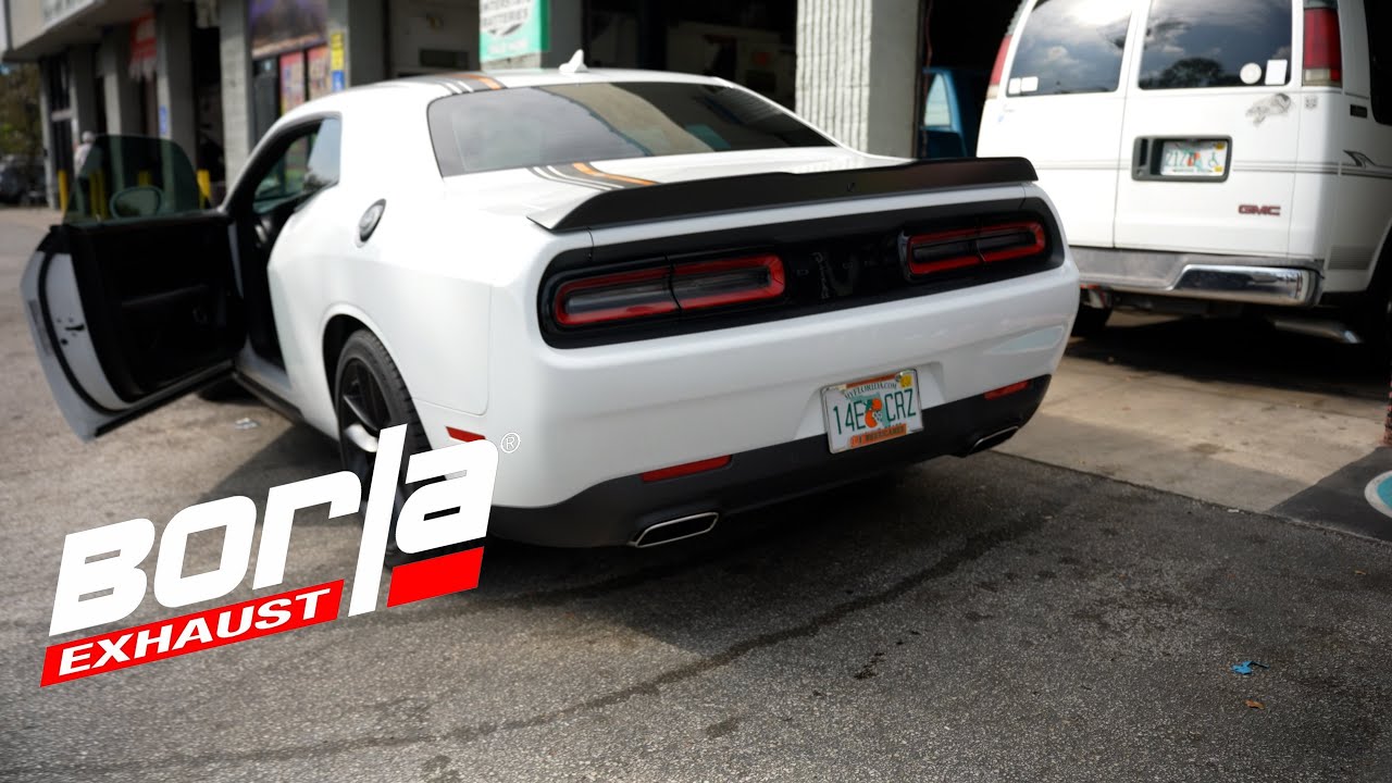 Выхлопная система Dodge Challenger GT V6 Borla Atak 2023 года **ВАУ**