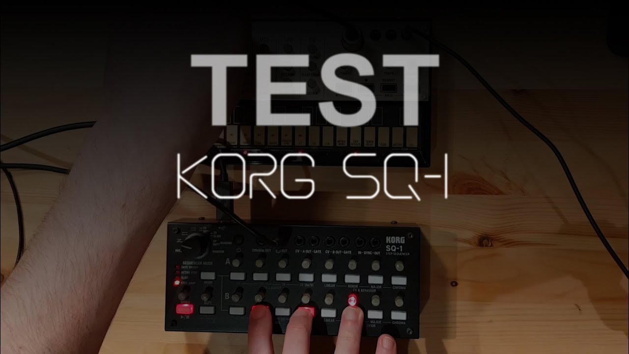 Test / Review du Korg SQ-1 - Le 16-STEP Sequencer Solide et Portable