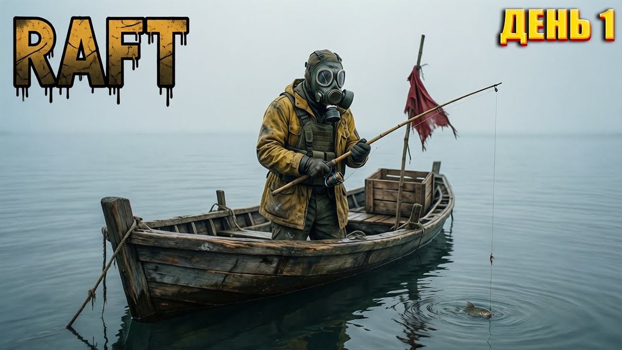 НА МАЛЕНЬКОМ ПЛОТУ в RAFT  | День 1