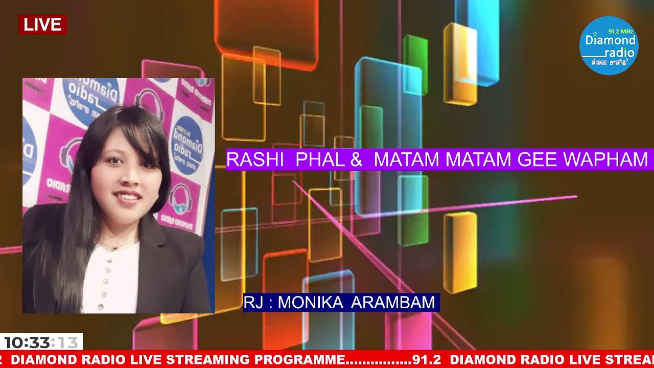 RASHI PHAL & MATAM  MATAM GEE  WAPHAM  || 2nd  FEB. 2022 || DIAMOND RADIO