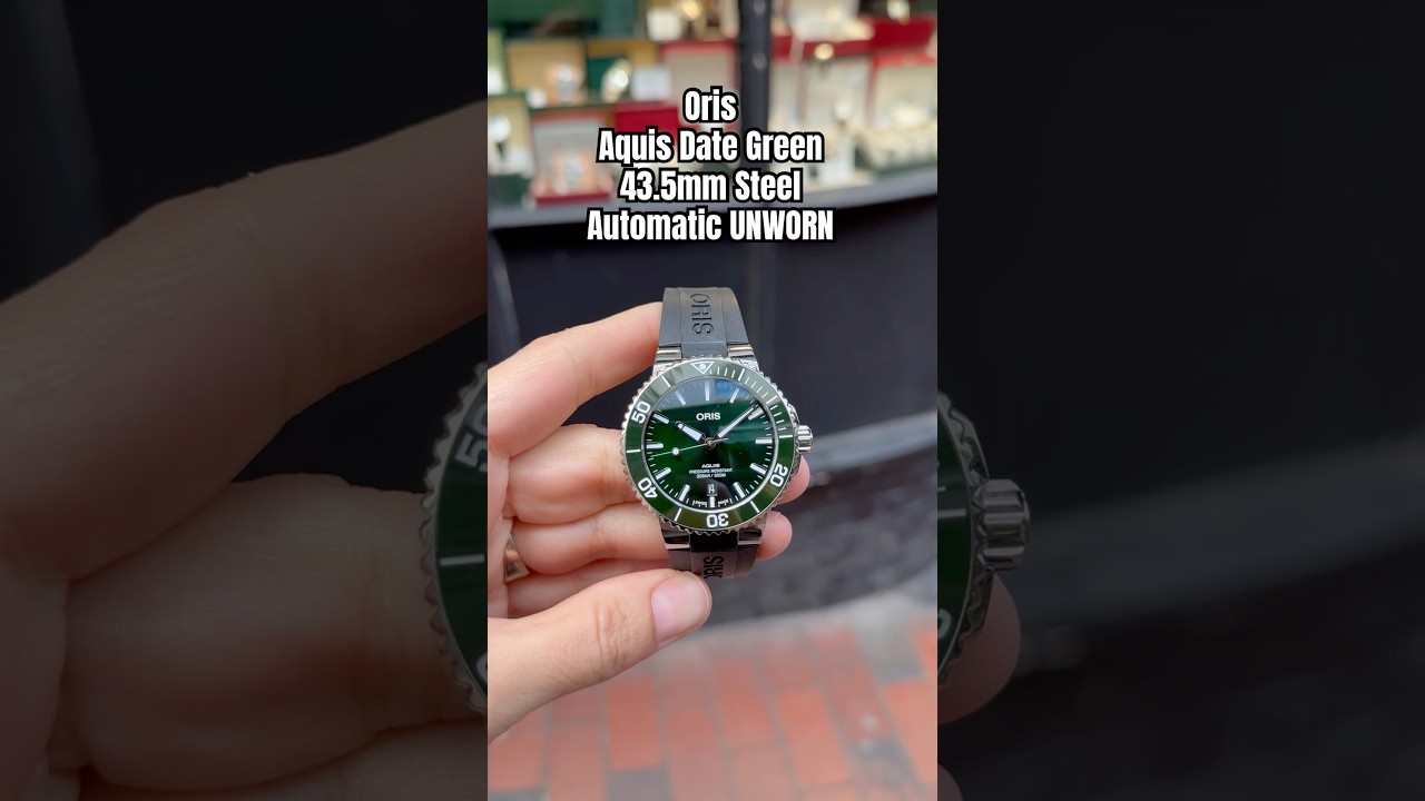 Oris Aquis Date 0173377304157 Green 43.5mm Steel Automatic Men&rsquo;s Watch UNWORN