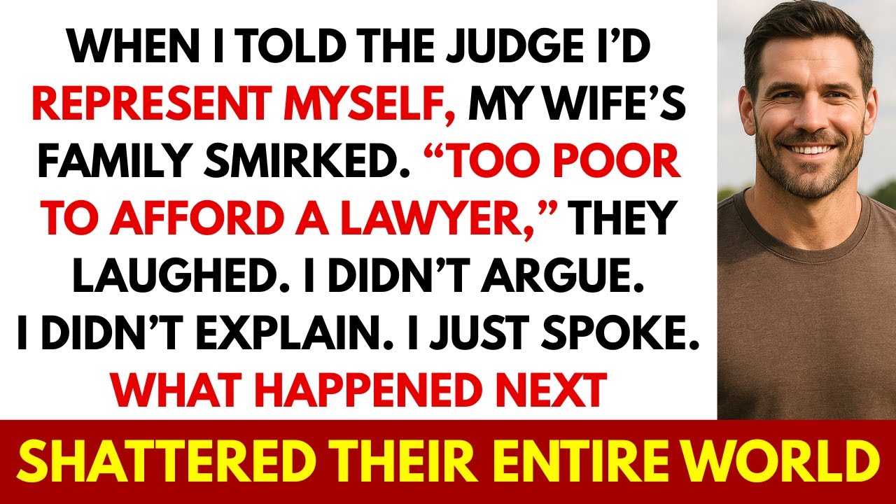 My Wife & Her Family Laughed When I Represented Myself in Court — Until the Judge Stopped Them Cold