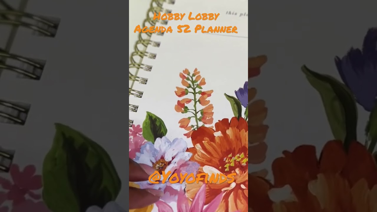 Hobby Lobby Agenda 52 2023 Planners @Yo-Yo Finds