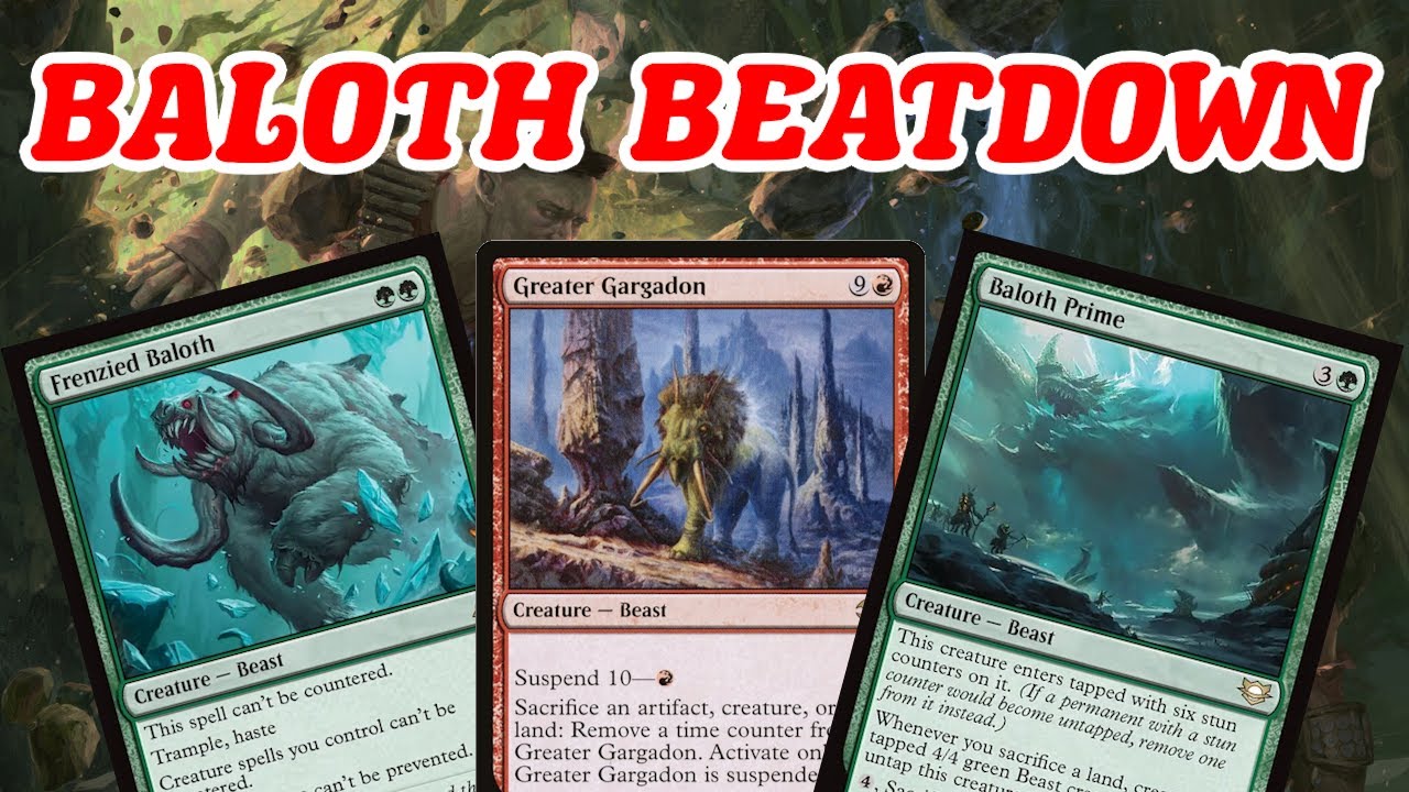 BALOTH BEATDOWN! Legacy Gruul Nic Fit with Baloth Prime Combo MTG