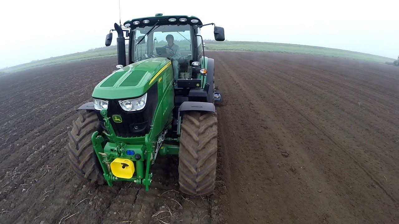 John Deere 6150R Autopower | LEMKEN Zirkon 8 | Trimble CFX-750 EZ-Pilot RTK マルチコプター 空撮