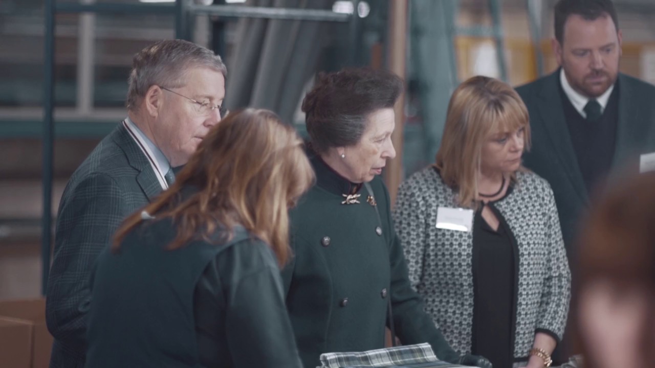 Celebrating 220 Years - HRH The Princess Royal Visits Johnstons of Elgin